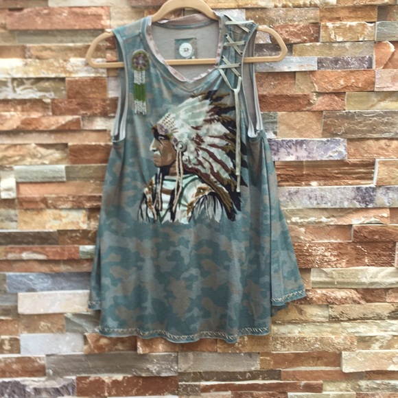 Double D Ranch Tops - Double D Ranch flare tunic tank